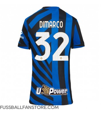 Inter Milan Federico Dimarco #32 Replik Heimtrikot Damen 2024-25 Kurzarm